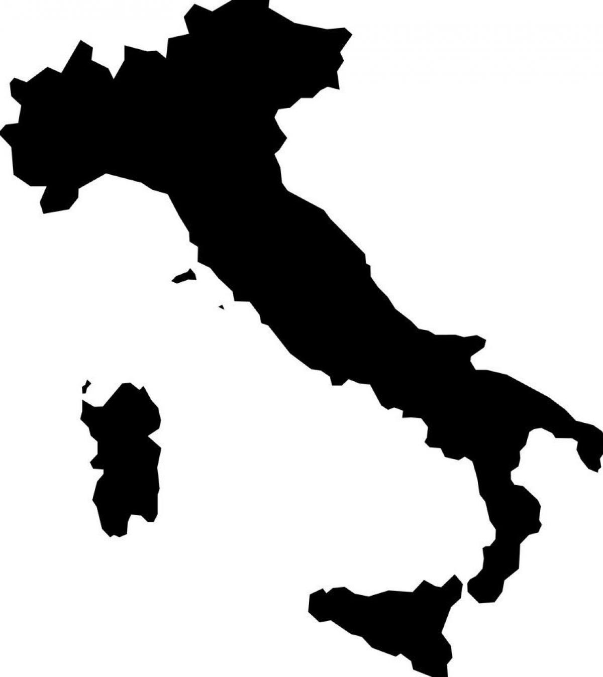 векторная карта Италии